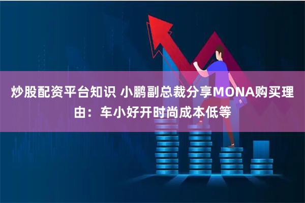 炒股配资平台知识 小鹏副总裁分享MONA购买理由：车小好开时尚成本低等